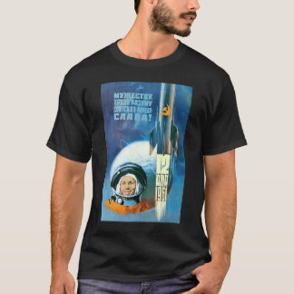 T-shirt Courage travail esprit du peuple soviétique SOVI8