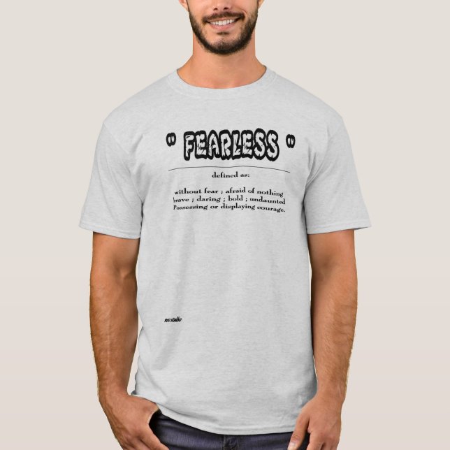 T-shirt courageux (Devant)