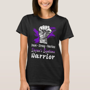 T-shirt Courageux fort sans peur Sjogrenu2019s syndrome Wa