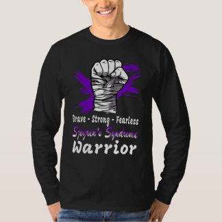 T-shirt Courageux fort sans peur Sjogrenu2019s syndrome Wa