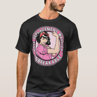 T-shirt Courageux Guerrier De Remplacement Du Genou Sans C