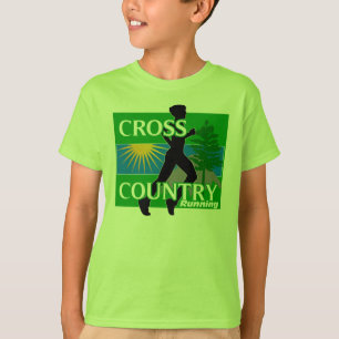 T-shirt courant de pays croisé de garçons