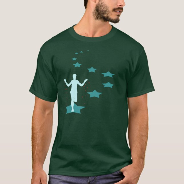 T-shirt courant d'étoile (Devant)