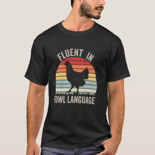 T-shirt Courant en langage aviaire drôle de propriétaire d