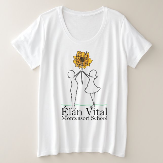 T-shirt Courbe féminine EVM (Design devant)
