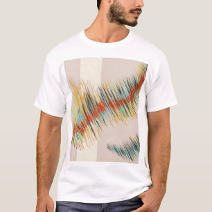 T-shirt Courbes irrégulières Art Peinture Abstraite
