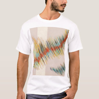 T-shirt Courbes irrégulières Art Peinture Abstraite