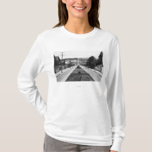T-shirt Courbure du nord, photographie de vue de ville de