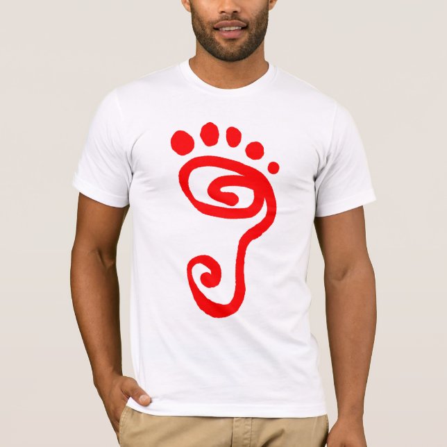 T-shirt Coureur aux pieds nus (Devant)