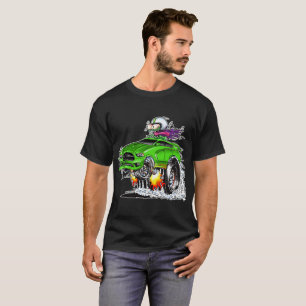 T-shirt Coureur chaud de monstre (vert)