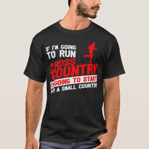 T-shirt Coureur cross-country cadeau I XC Run Runner 6