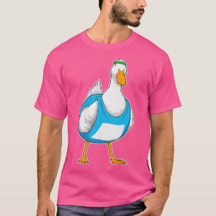 T-shirt Coureur de canard faisant du sport