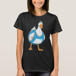 T-shirt Coureur de canard faisant du sport