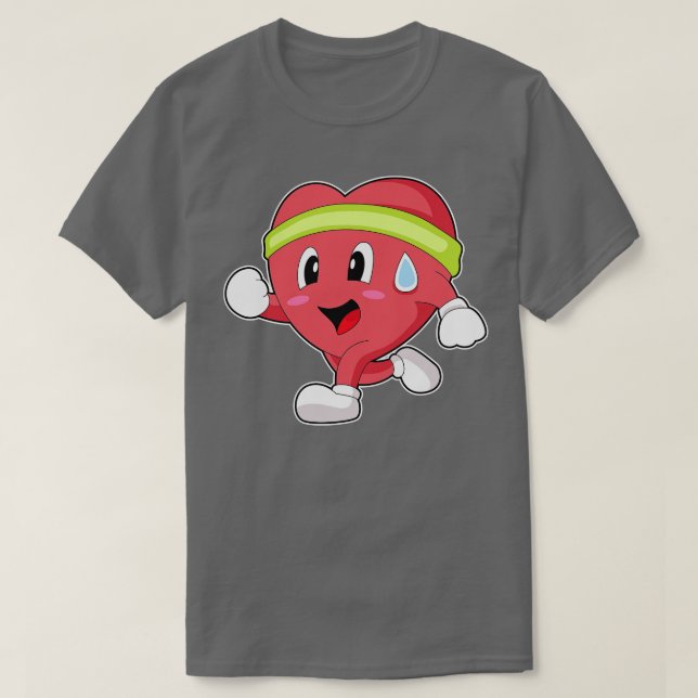 T-shirt Coureur de coeur (Design devant)