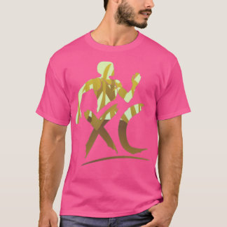 T-shirt Coureur de course de cross-country CC XC Idée cade