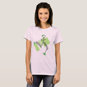 T-shirt Coureur de cross-country en herbe