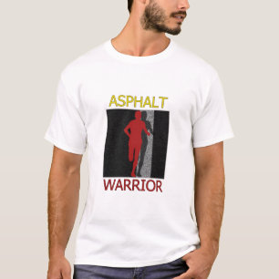 T-shirt Coureur de guerrier d'asphalte d'homme
