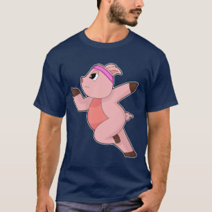 T-shirt Coureur de porc en sport