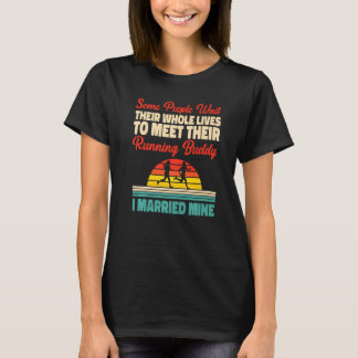 T-shirt Coureur demi-marathon Marathon Mariage Husb