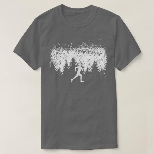 T-shirt Coureur en forêt (Design devant)