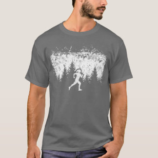 T-shirt Coureur en forêt