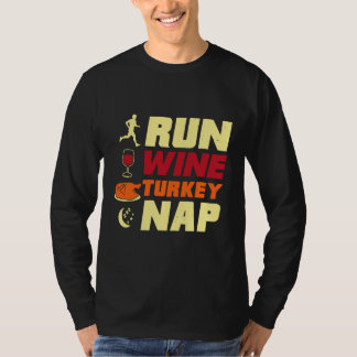 T-shirt Coureur et Coureur Courir Vin Turquie Nap Drôle Re