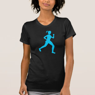 T-shirt Coureur (Femme) - Ciel bleu