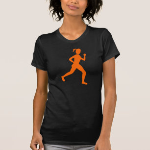 T-shirt Coureur (Femme) - Orange