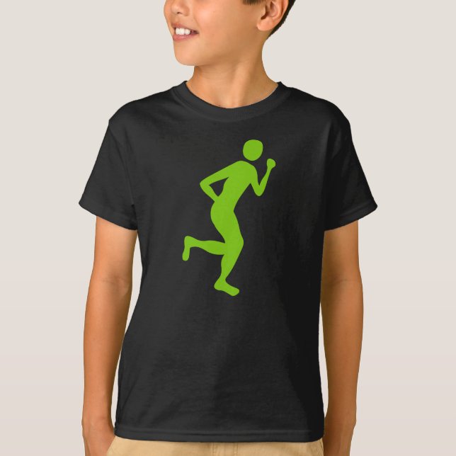 T-shirt Coureur (Homme) - Martian Green (Devant)