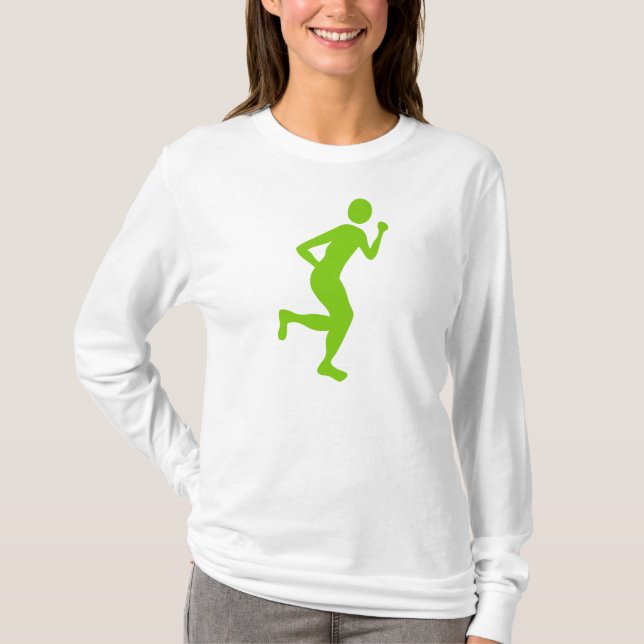 T-shirt Coureur (Homme) - Martian Green (Devant)