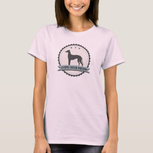 T-shirt Coureur retraité par lévrier chien paresseux de