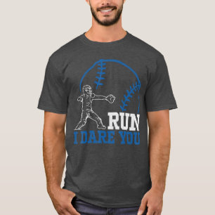 T-shirt Coureur Voler Je Vous Ose Humour Baseball Receveur