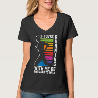 T-shirt Coureurs amusants si vous courez avec moi Soyez pr