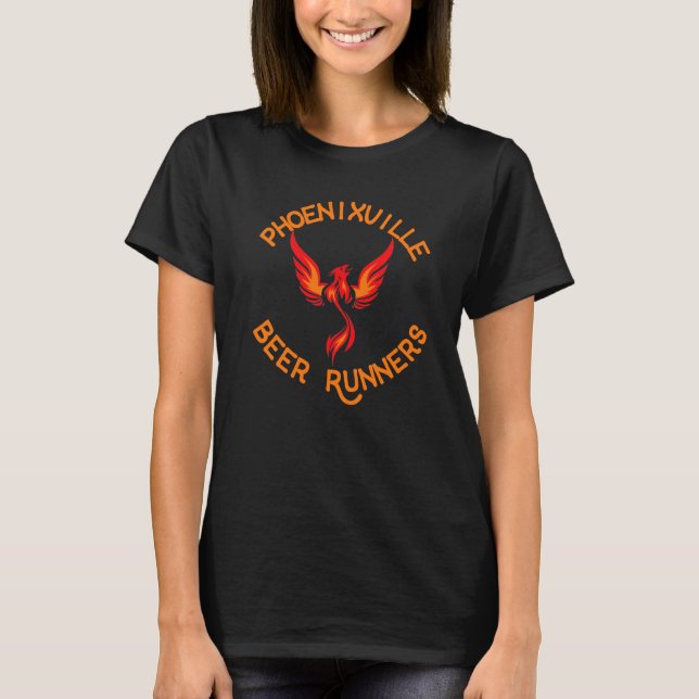 T-shirt Coureurs de bière de Phoenixville - grand logo (Devant)