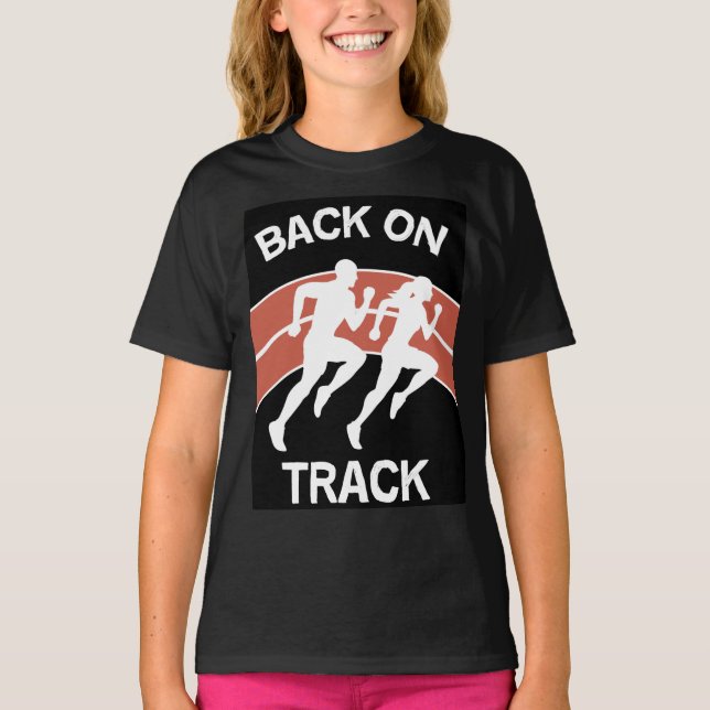 T-shirt Coureurs sportifs | Athlètes de piste | Coureurs (Devant)