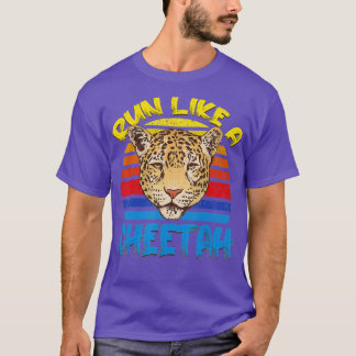 T-shirt Courez comme Cheetahs Chat le plus rapide Cheetah