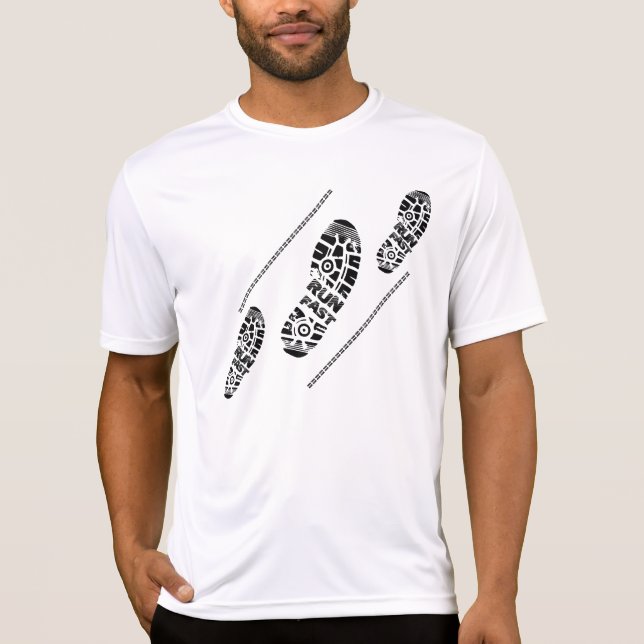 T-shirt Courez le Sport-Tek actif rapide d'usage (Devant)