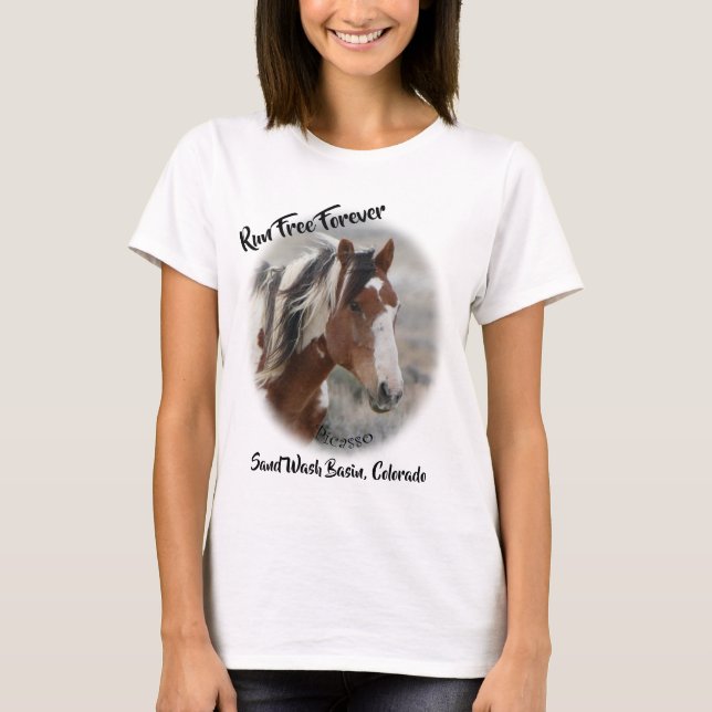 T-shirt Courez librement pour toujours (Devant)