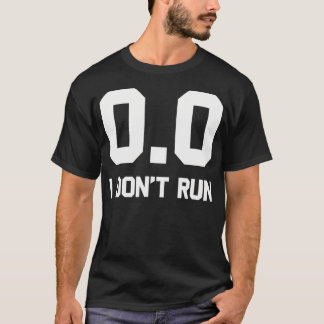 T-shirt Courir Drôle Je Ne Cite Pas Gym Fitness Cardio