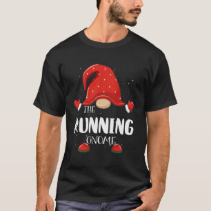 T-shirt Courir Gnome Matching Family Group Christmas Paja