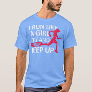 T-shirt Courir Jogging Sport Fitness Girl Femme Vintage