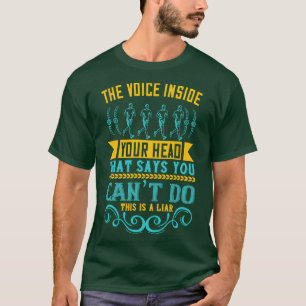 T-shirt Courir La voix à l'intérieur de la tête est un men