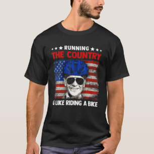 T-shirt Courir Le Pays, C'Est Comme Faire Du Vélo, Du Vélo