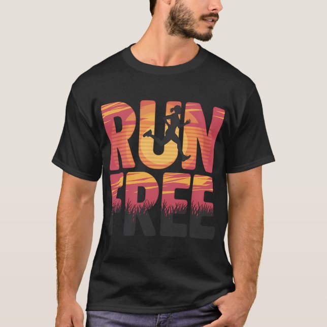 T-shirt Courir libre (Devant)