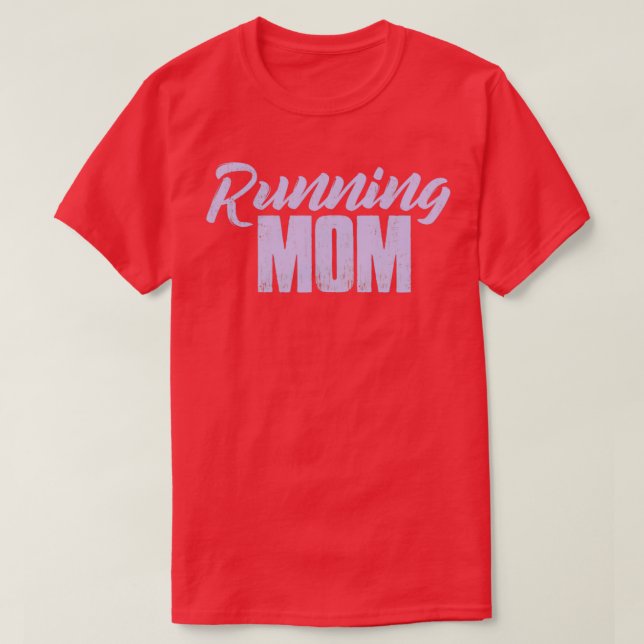 T-shirt Courir Maman Coureur Cadeau Femme Coureur Maman Fi (Design devant)