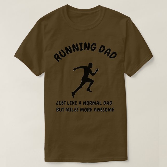 T-shirt Courir Papa Comme Papa Normal Courir I 3 (Design devant)