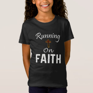 T-Shirt Courir sur le coureur de la foi