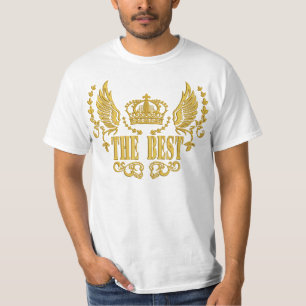 T-shirt Couronne aux Ailes d'Or Les Meilleurs