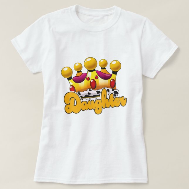 T-shirt Couronne de la fille Kings (Design devant)