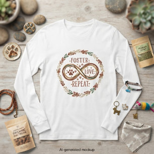 T-shirt Couronne de l'amour infini pour maman de chien